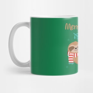 Merry Slothmas Mug